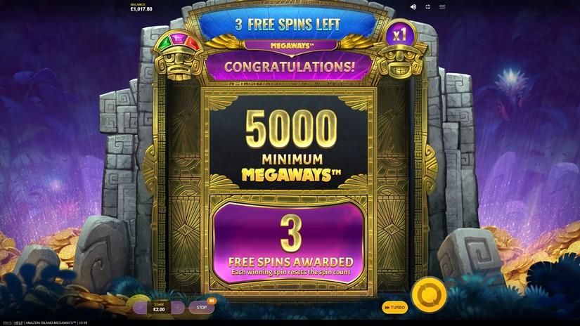 Amazon Island MegaWays slot screen 4