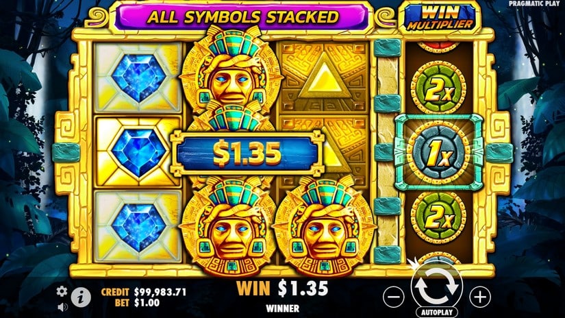Aztec Gems slot screen 4