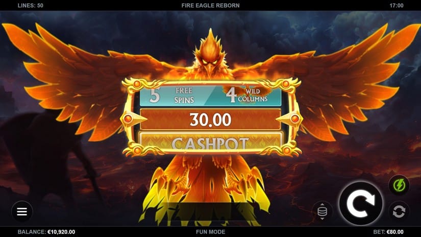 Fire Eagle Reborn slot screen 2