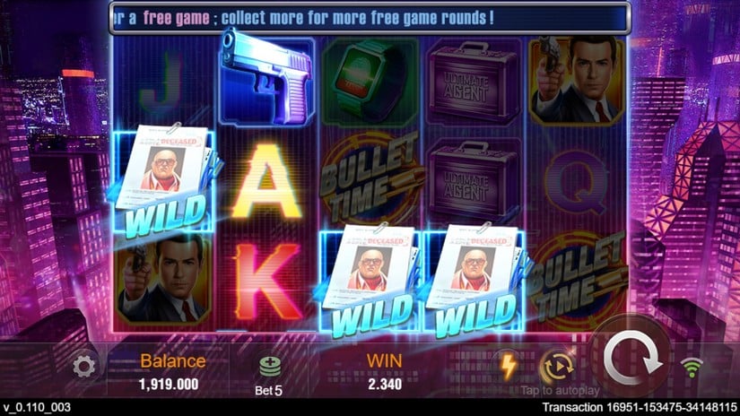 Agent Ace slot screen 4