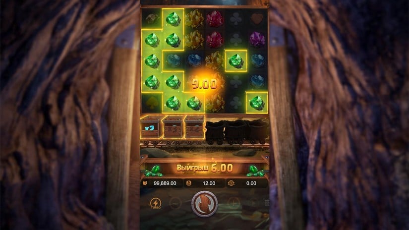 Gemstones Gold slot screen 4