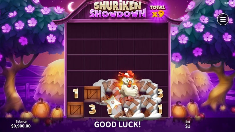 Nunchucks Chicken slot screen 3
