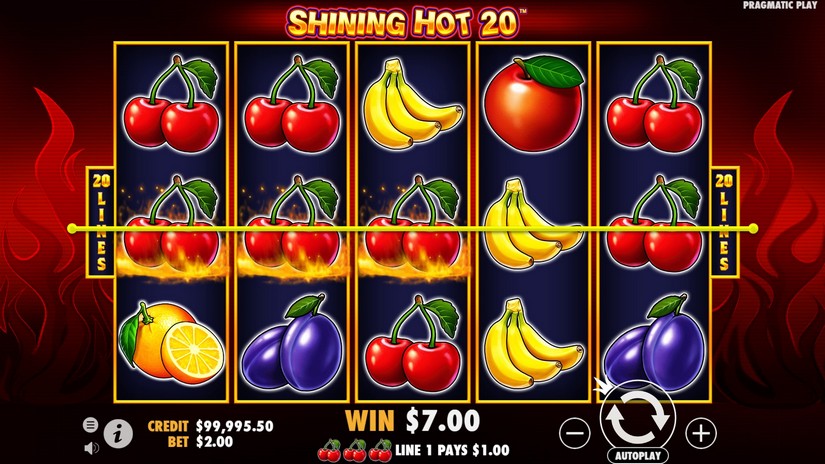 Shining Hot 20 slot screen 2