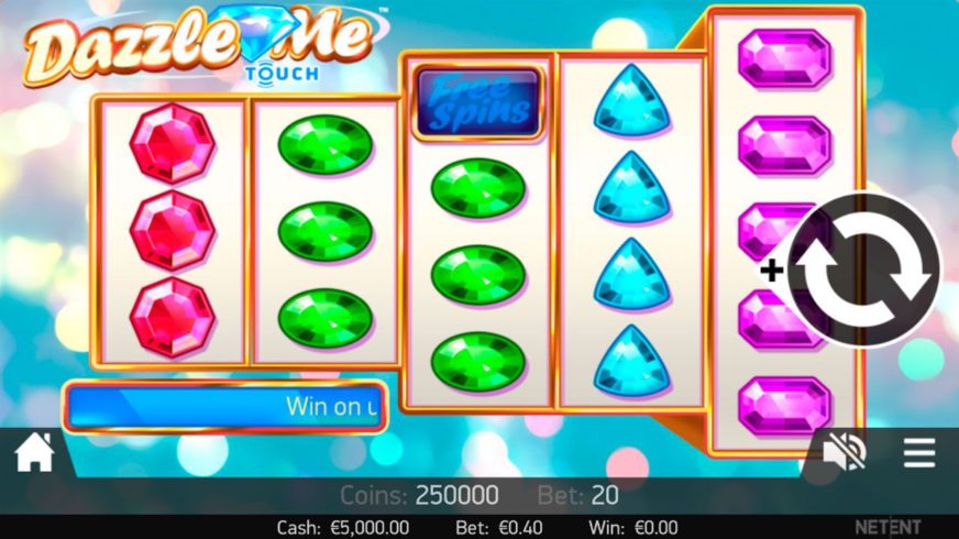 Dazzle Me slot screen 2