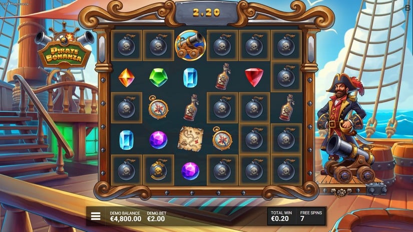 Pirate Bonanza slot screen 5