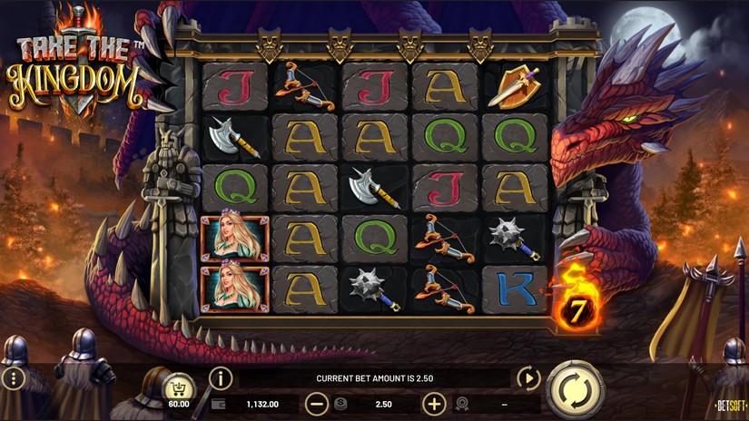 Take The Kingdom slot screen 1