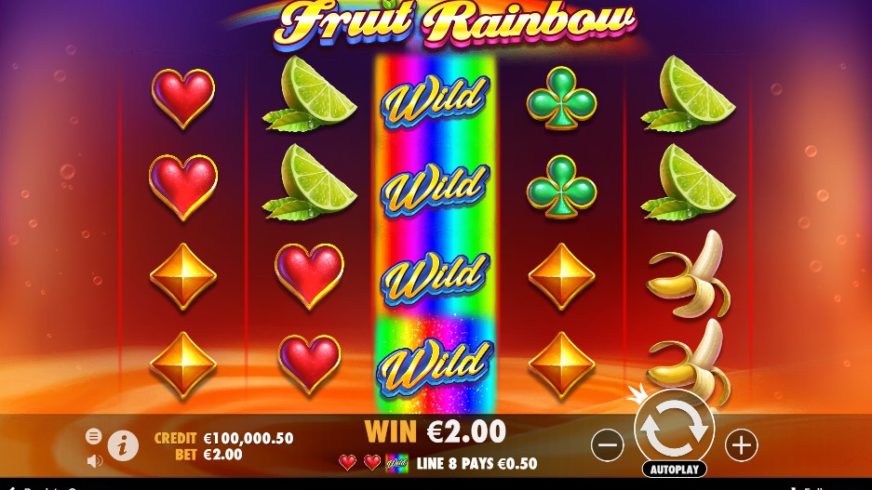Fruit Rainbow slot screen 2