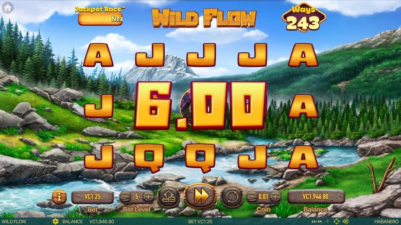 Wild Flow slot screen 4