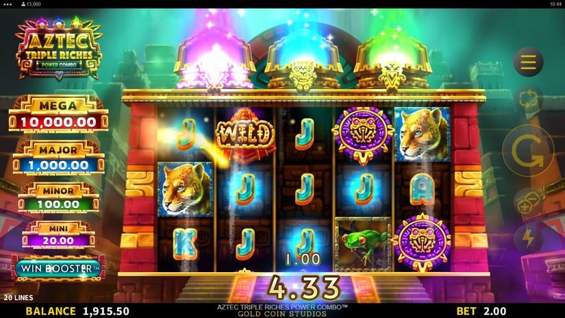 Aztec Triple Riches Power Combo slot screen 2
