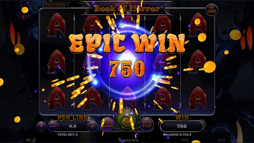 Book of Horror slot screen 8