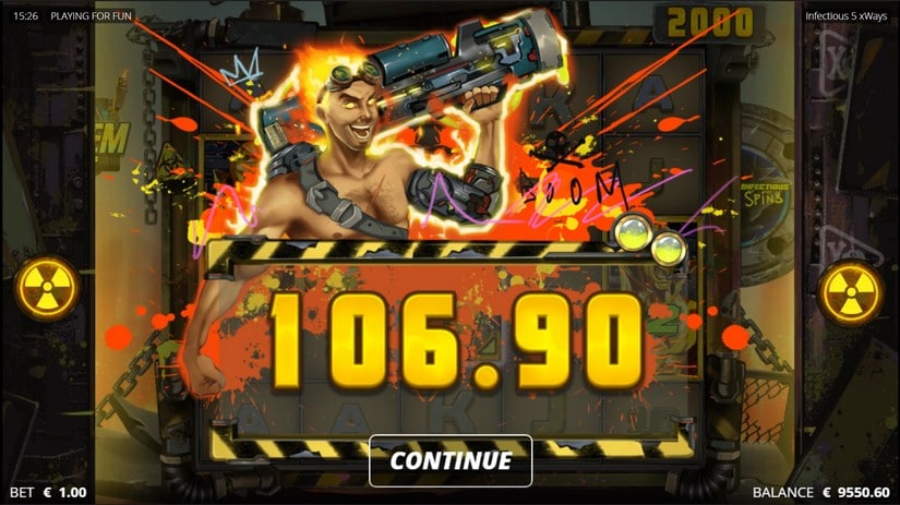 Infectious 5 slot screen 7