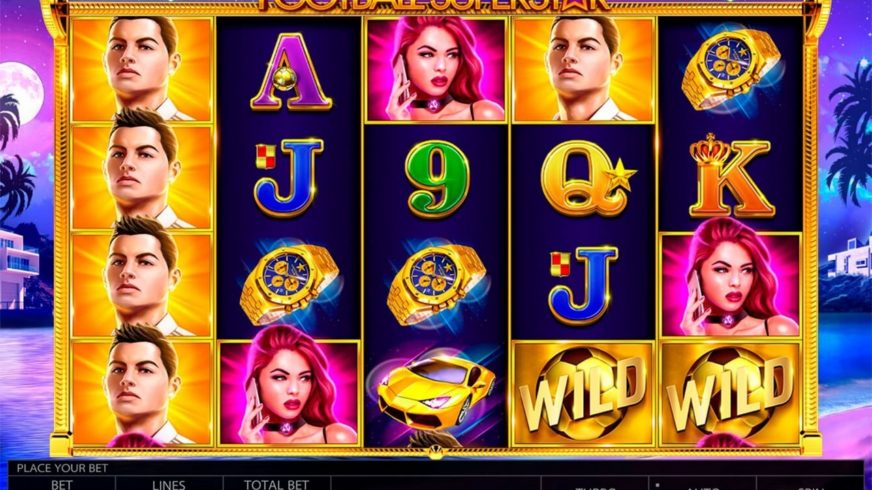 Football Superstar slot screen 4