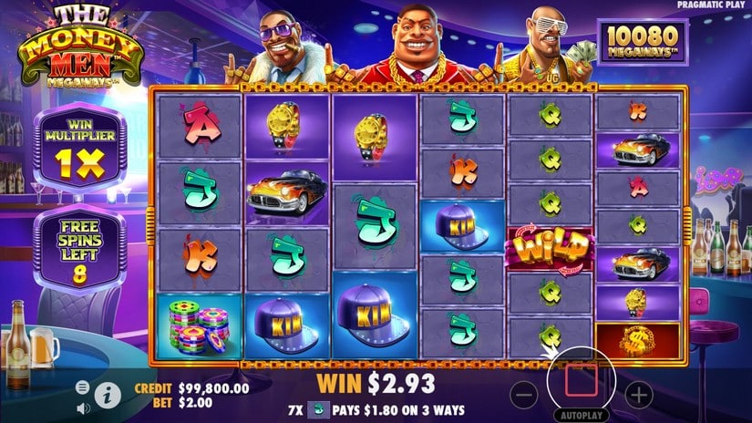 The Money Men Megaways slot screen 4
