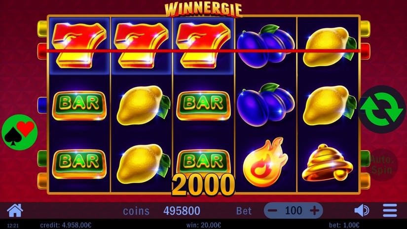 Winnergie slot screen 5