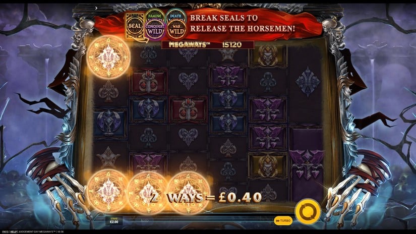 Judgement Day Megaways slot screen 2
