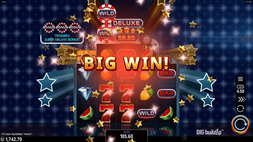 777 Super BIG BuildUp Deluxe slot screen 5