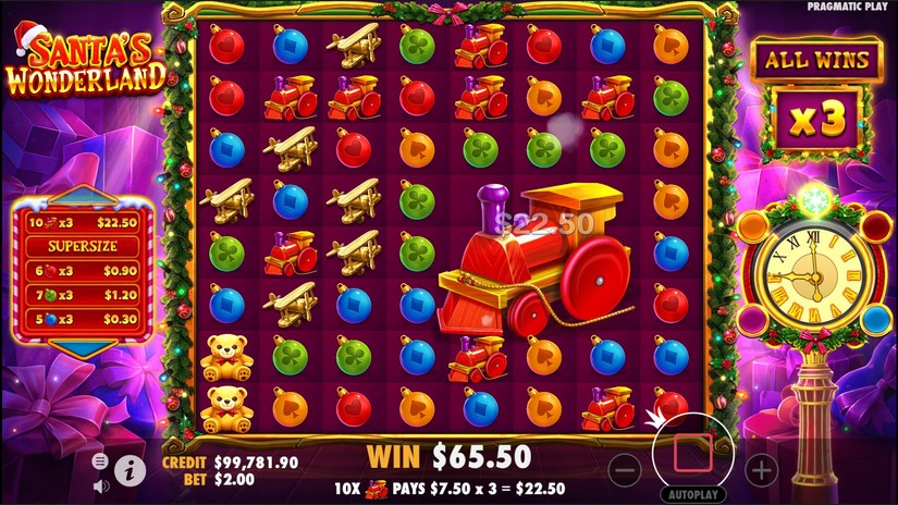 Santa’s Wonderland slot screen 8
