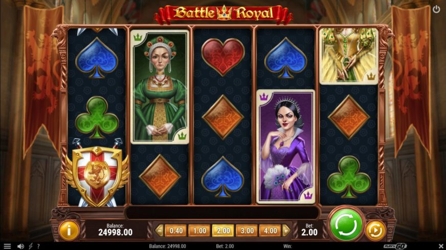 Battle Royal slot screen 1