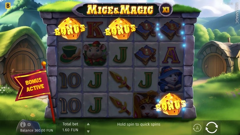 Mice & Magic Wonder Spin slot screen 2