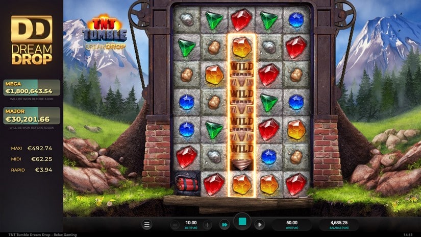 TNT Tumble Dream Drop slot screen 7