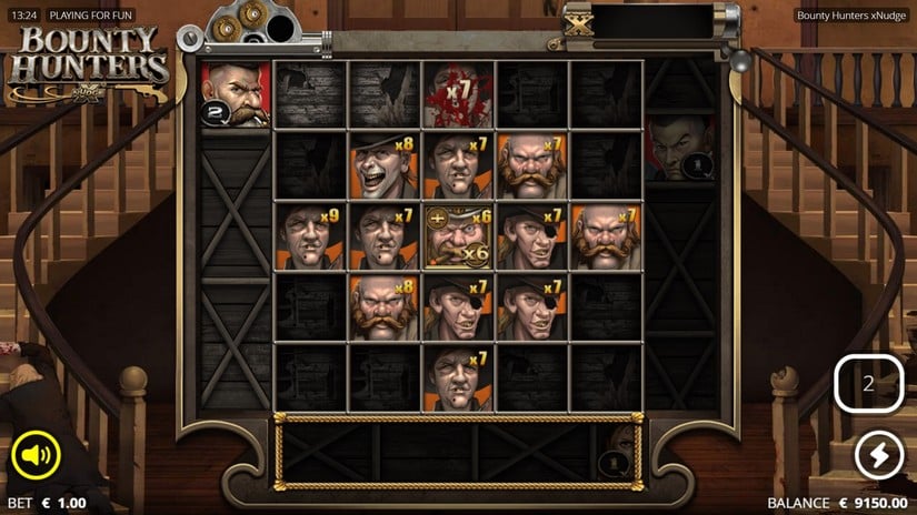 Bounty Hunters slot screen 4