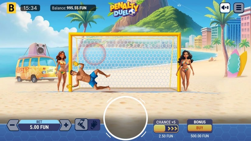 Penalty Duel slot screen 1