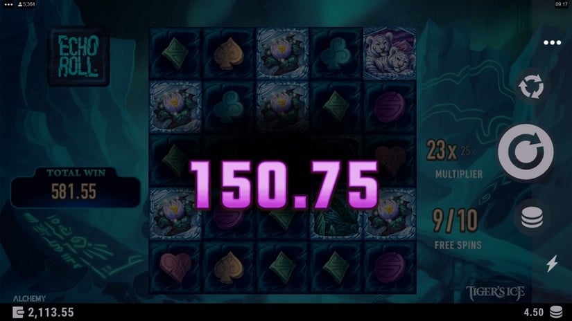 Tiger’s Ice slot screen 6