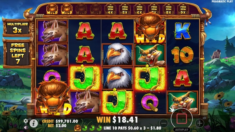 Release the Bison slot screen 5