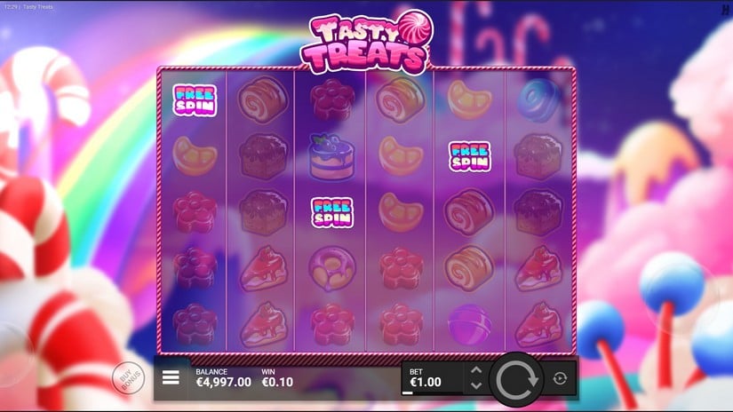 Tasty Treats slot screen 2