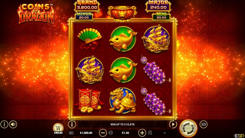 Coins of Dragon – Hold & Win slot screen 1