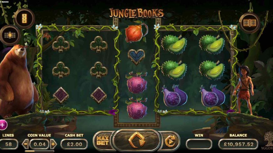 Jungle Books slot screen 3