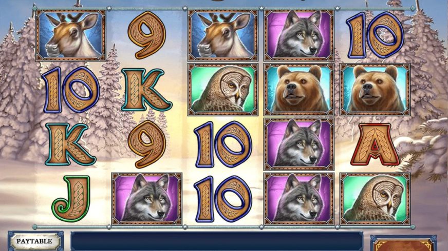 Wild North slot screen 2