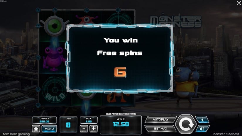 Monster Madnes slot screen 3