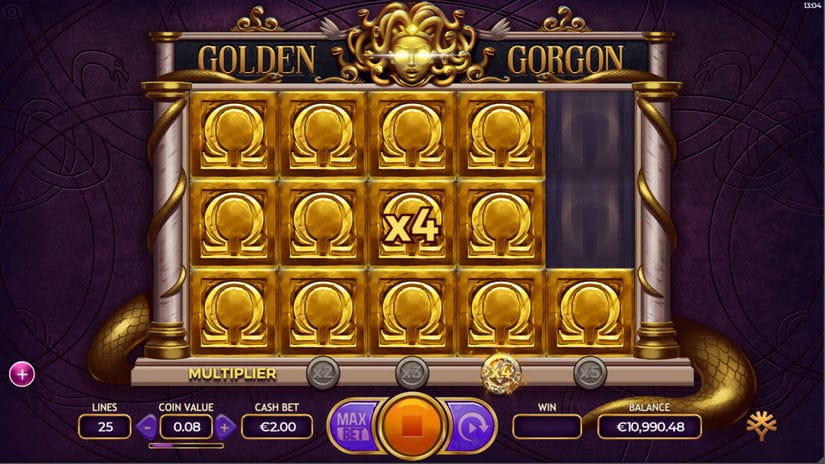 Golden Gorgon slot screen 2