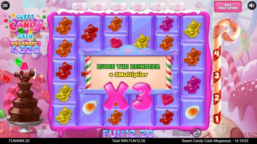 Sweet Candy Cash Megaways slot screen 3