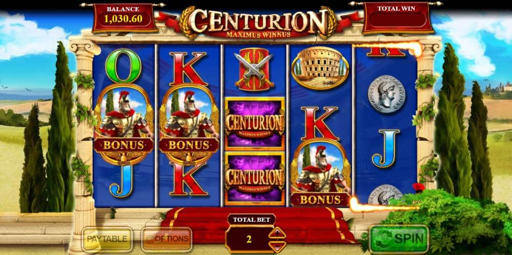Play free Centurion online slot