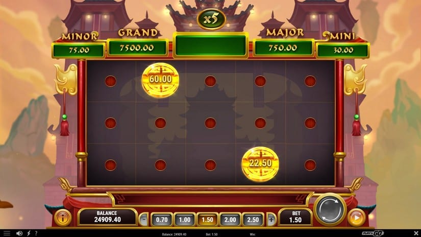 Gold of Fortune God slot screen 4