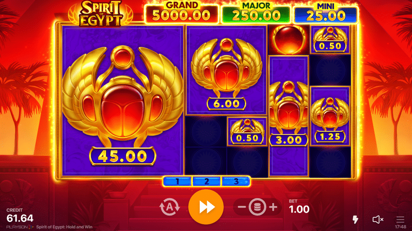 Spirit of Egypt: Hold and Win slot screen 8