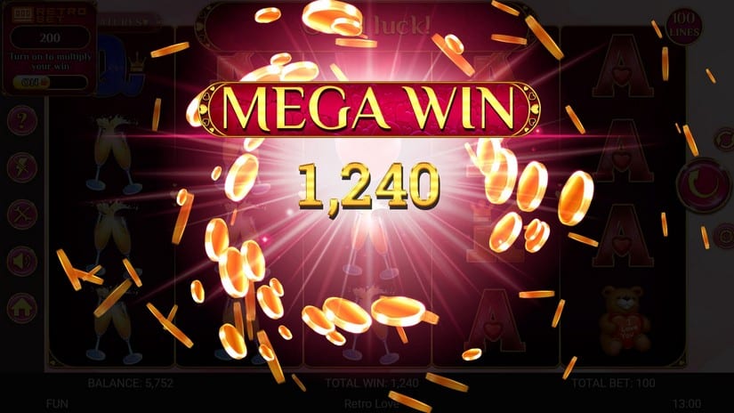 Retro Love slot screen 5