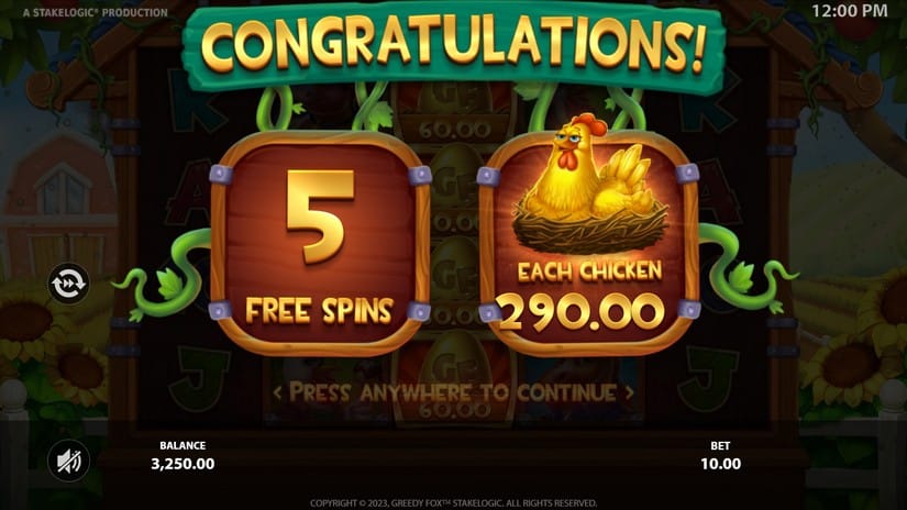 Greedy Fox slot screen 4