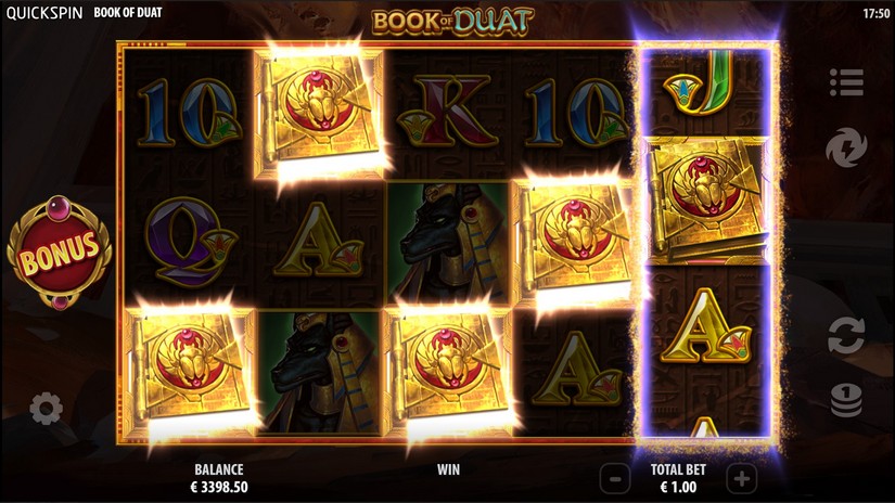 Book of Duat slot screen 4