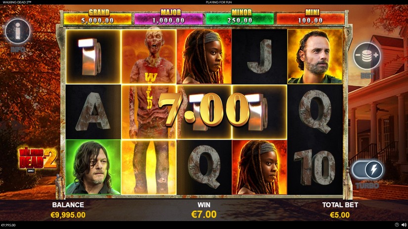 The Walking Dead 2 slot screen 4