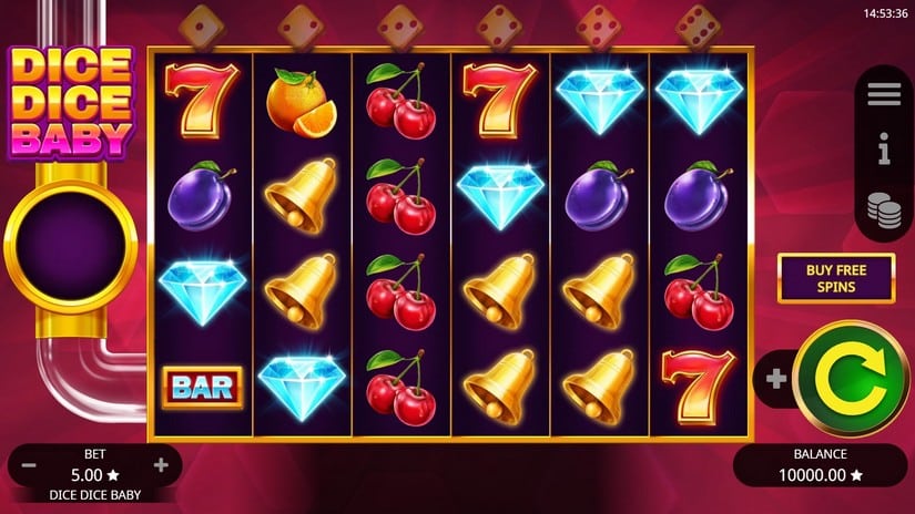 Dice Dice Baby slot screen 1