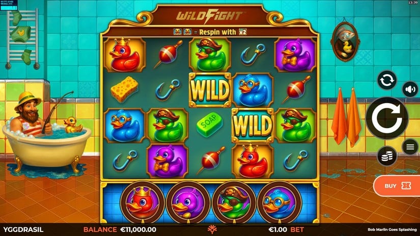 Bob Marlin Goes Splashing slot screen 1