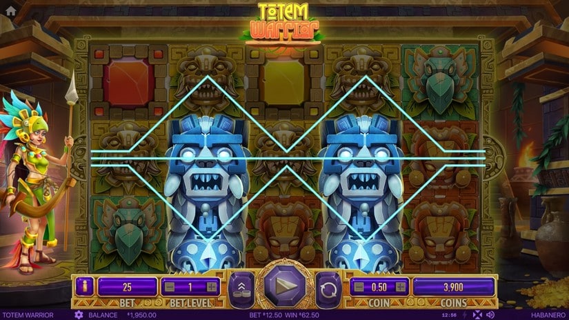 Totem Warrior slot screen 4