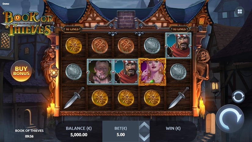 Book of Thieves slot screen 1