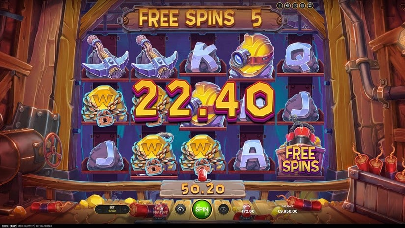 Mine Blown slot screen 5