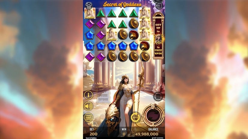Secret of Goddess slot screen 2