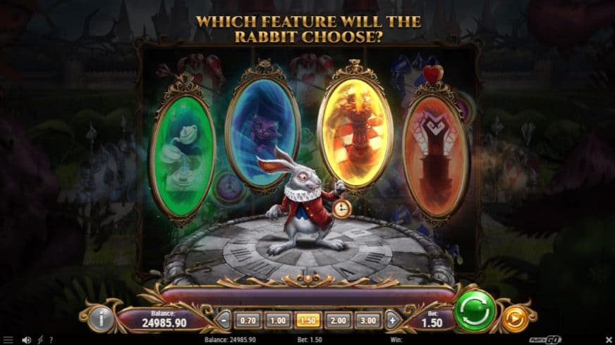 Rabbit Hole Riches slot screen 4
