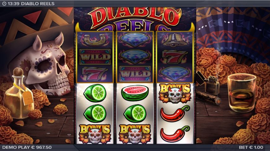 Diablo Reels slot screen 2